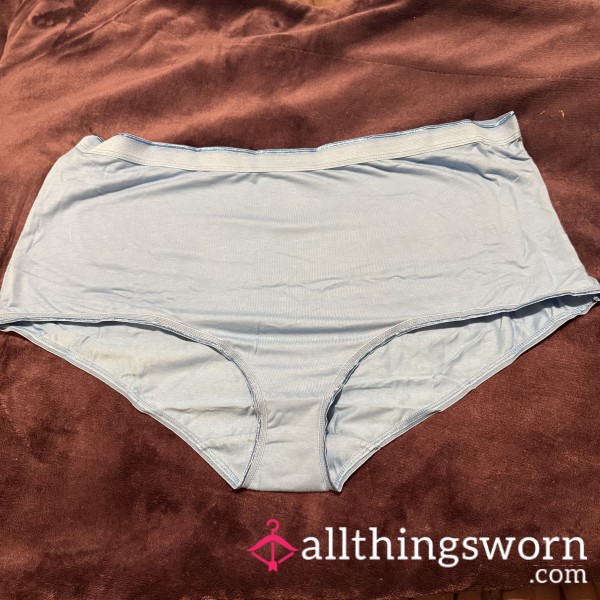 Light Blue Cotton Knickers