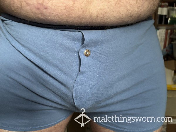 Light Blue Hanes Boxers Size L