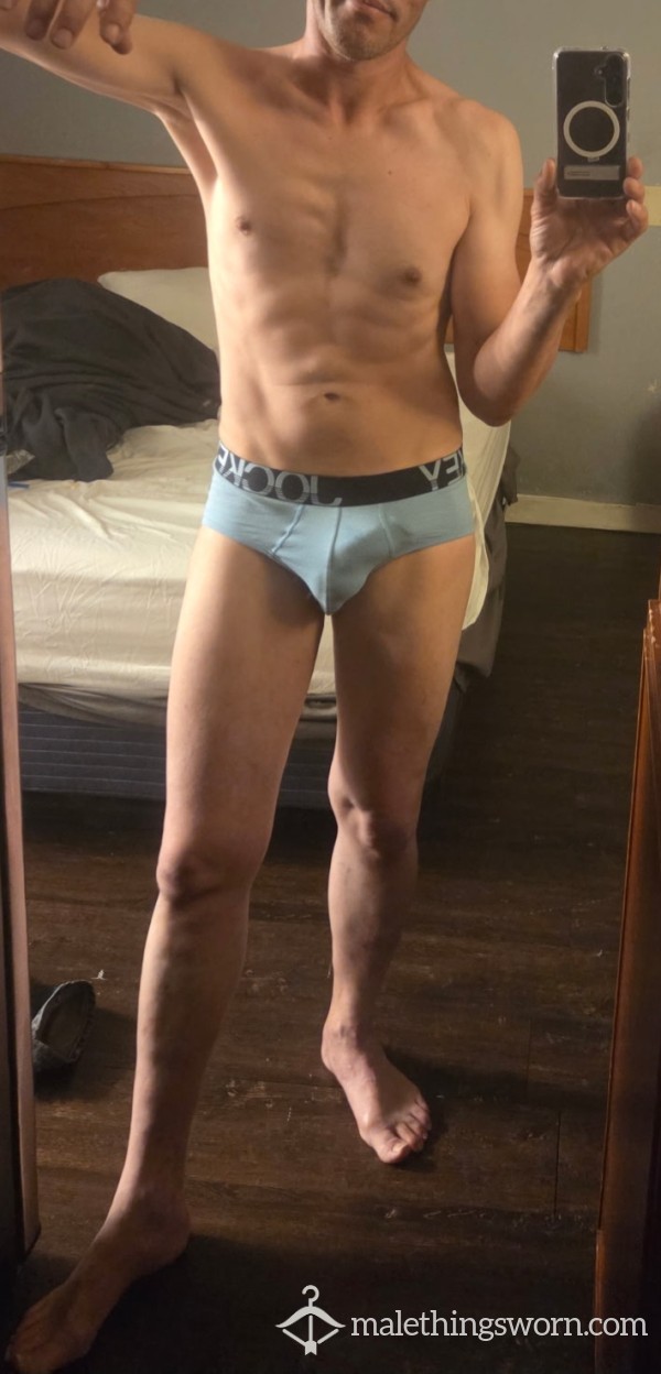 LIGHT BLUE JOCKEY BRIEFS