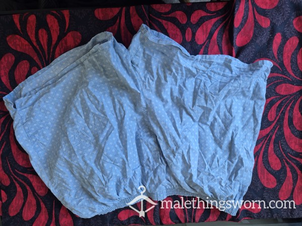 Light Blue Long Boxer Wear