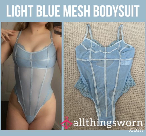 Light Blue Mesh Bodysuit🩵