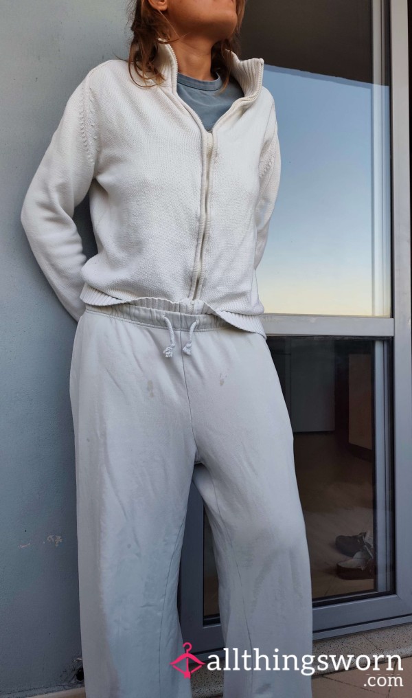 Light Blue Old Dirty Sweatpants