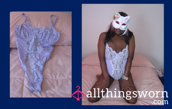 Light Blue One Piece Lingerie - Cute And S**y!