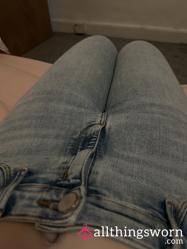 Light Blue River Island Ripped Skinny Jeans 👖