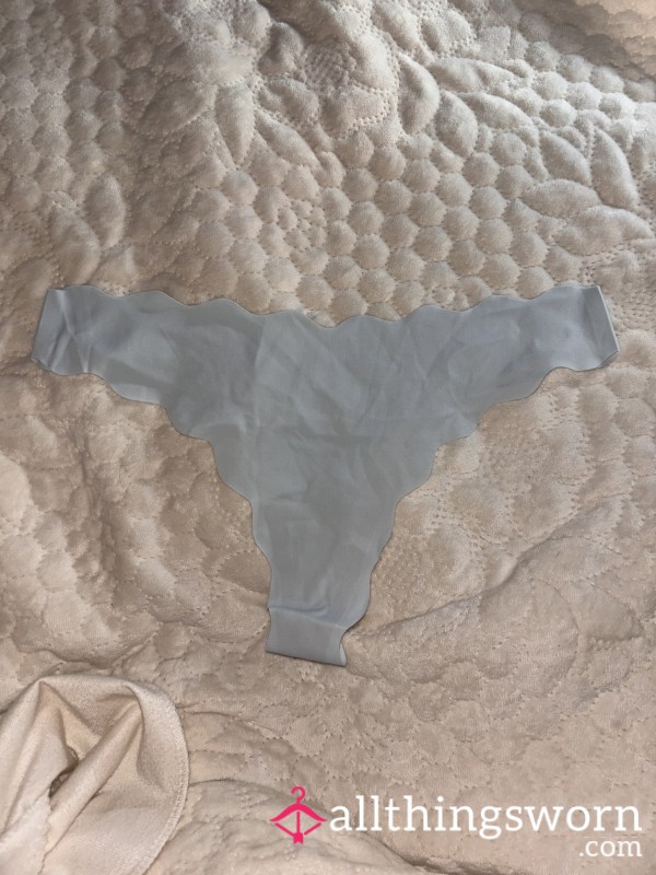 Light Blue Seamless Thong