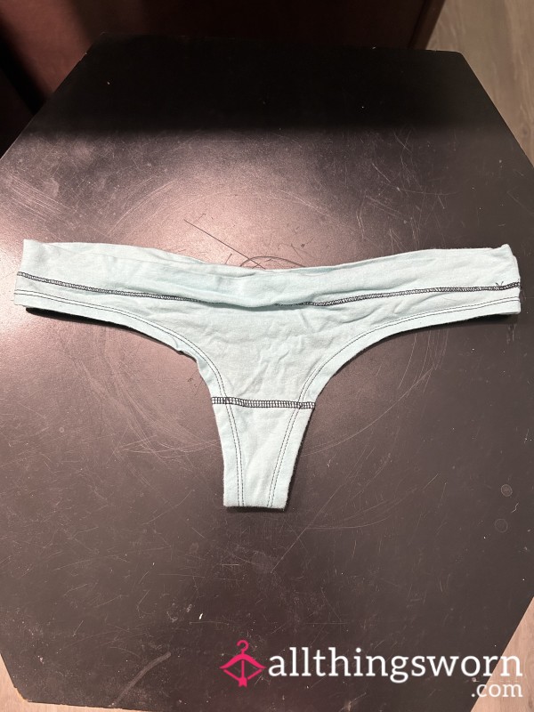 Light Blue Well Worn Thong
