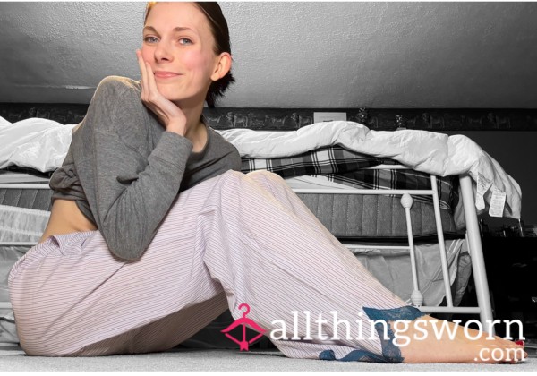 Light Cotton Old And Worn Pajama Pants
