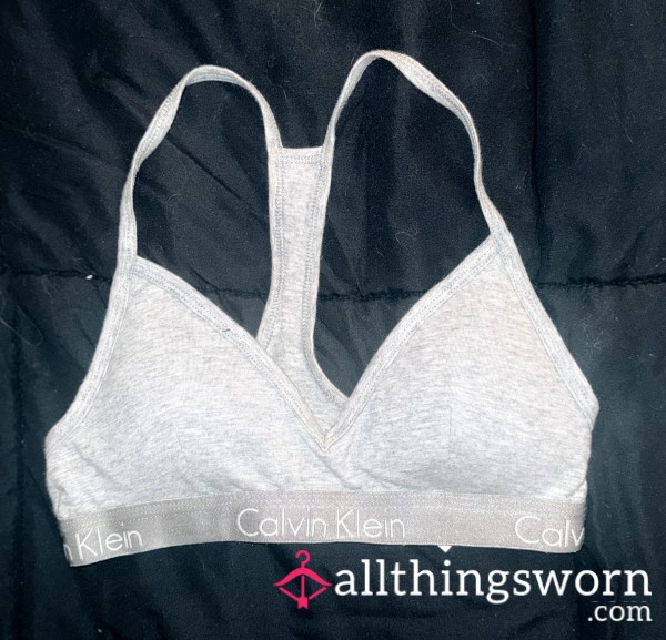 Light Gray Calvin Klein Sports Bra