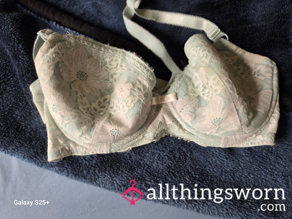 Light Green Lace Bra