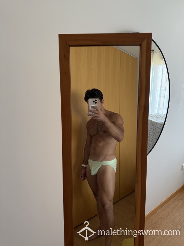 Light Green Saligia Briefs