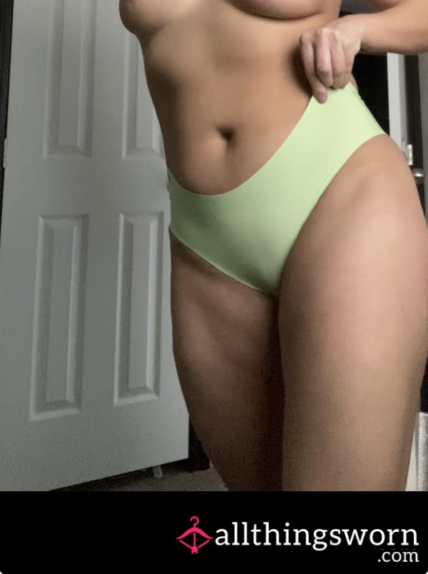 Light Green/Yellow Full-Back Seamless Under Armour Panties- Ready To Wear 3 Full Days!!