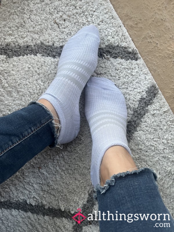 Light Grey Adidas Ankle Socks