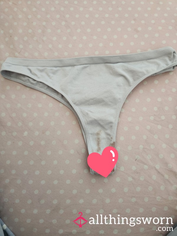 Light Grey  🦈 Stained Thongs