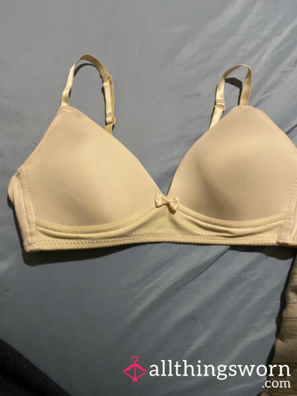 Light Orange Bra With Bow