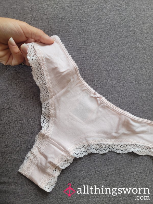 Light Pink Brazilian With Lace Details🖤