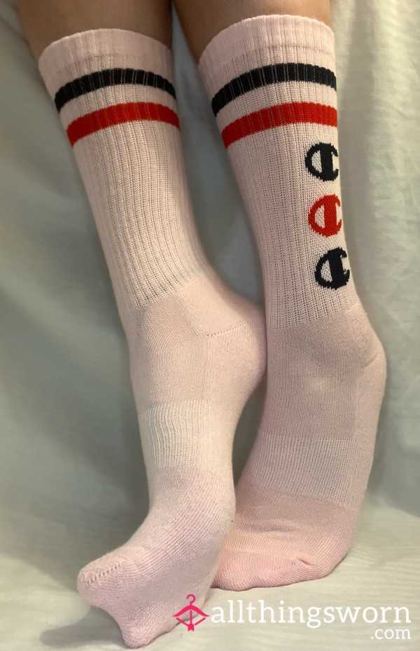 Light Pink Champion Socks
