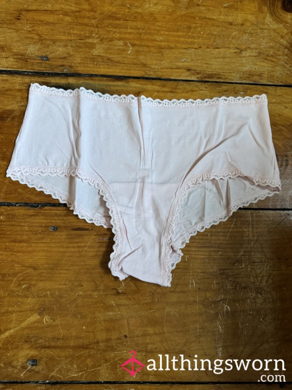 🌸 Light Pink Cotton Cheekies, VS, Size XXL
