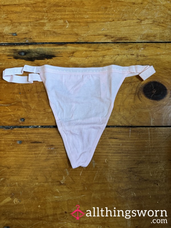 🌸Light Pink Cotton Gstring, VS, Size XXL