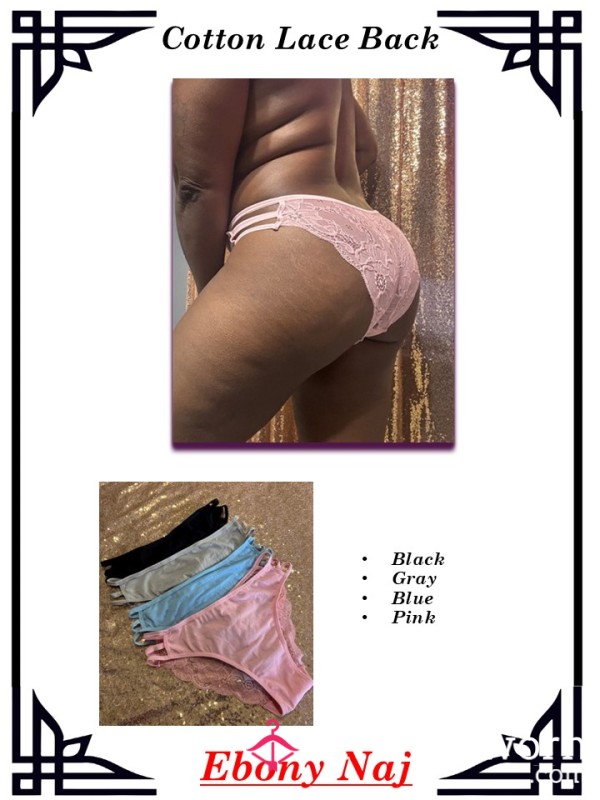 Light Pink Cotton Lace Back