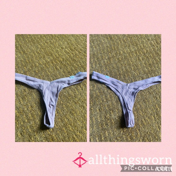 Light Pink Cotton Thong