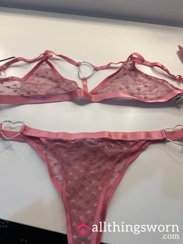 Light Pink Heart Set - 10 Years Old