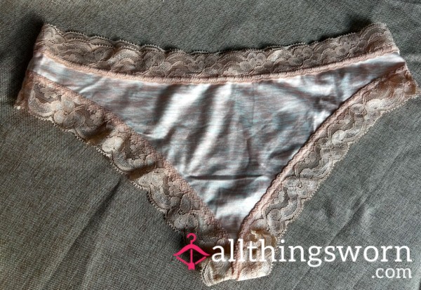 Light Pink Lace Cheeky Panties