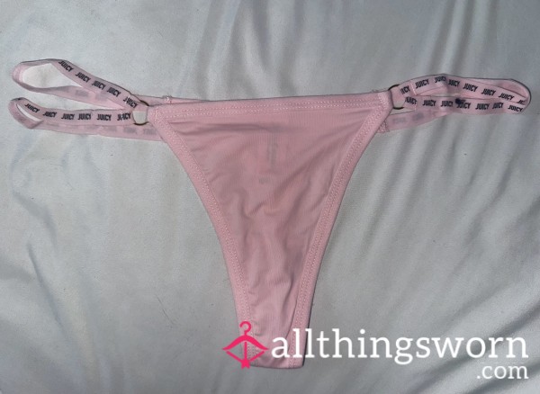 Light Pink Lace JUICY Thong 💗