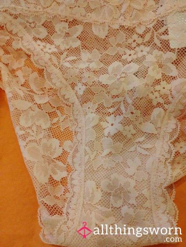 Light Pink Lace Panties 🩷 Soft Touch, Steel Resolve