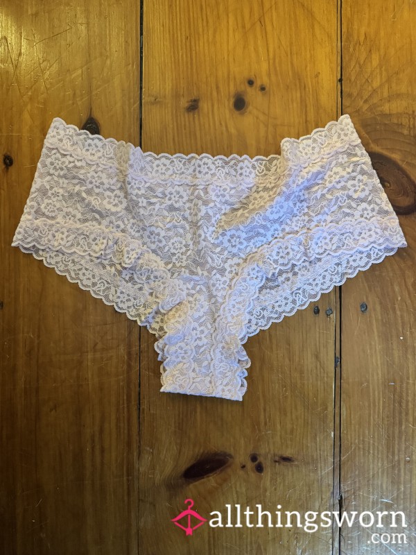 Light Pink Lace VS Cheekies
