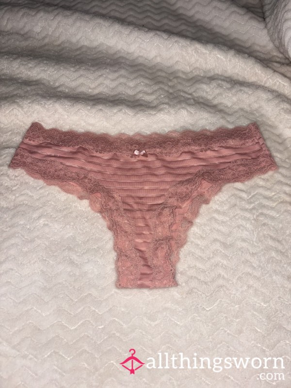 Light Pink Nylon Cheeky Panties