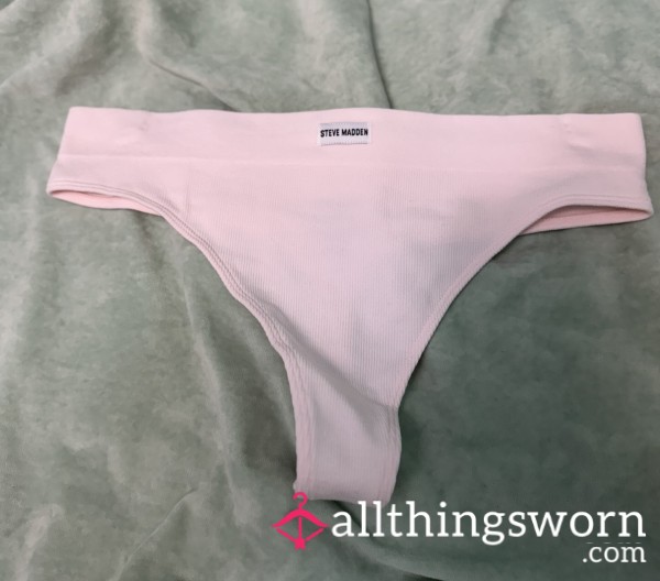 Light Pink Steve Madden Thong