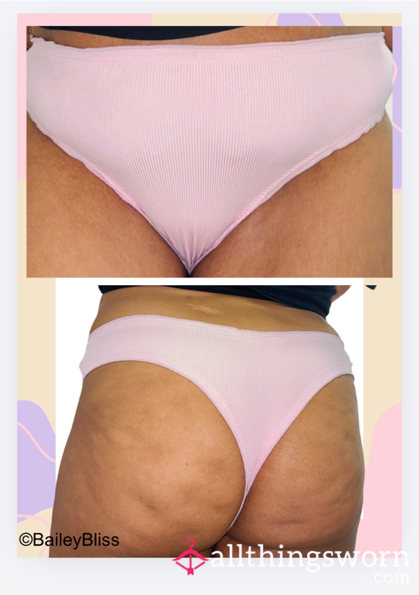 Light Pink Thong - 48hrs Wear Included