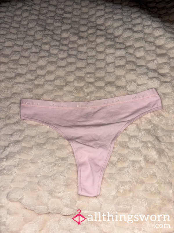 Light Pink Cotton Thong