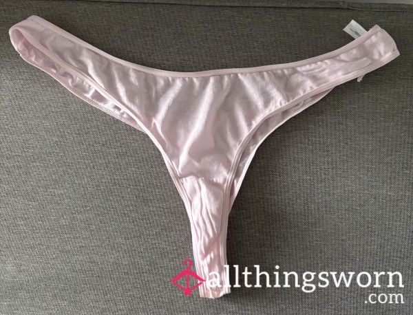 Light Pink Thong, Worn For 24 Hours