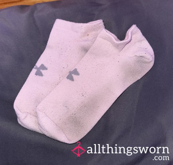 Light Pink Under Armor Ankle Socks