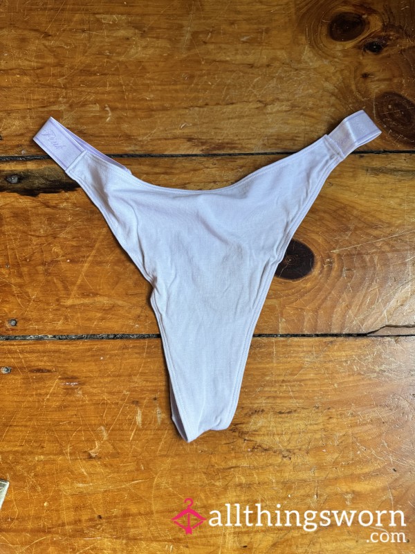 Light Purple Cotton VS Thong, XXL