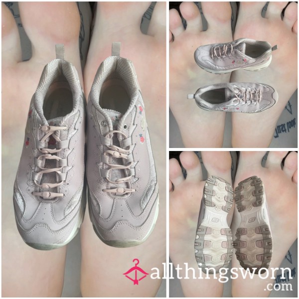 ꕤ LIGHT SPARKLY PURPLE GYM SNEAKERS ꕤ