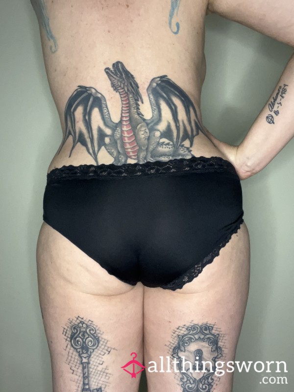 Lightly Laced Cotton Panties