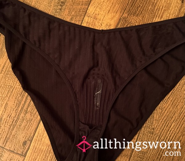 High Cut Panties With Discharge