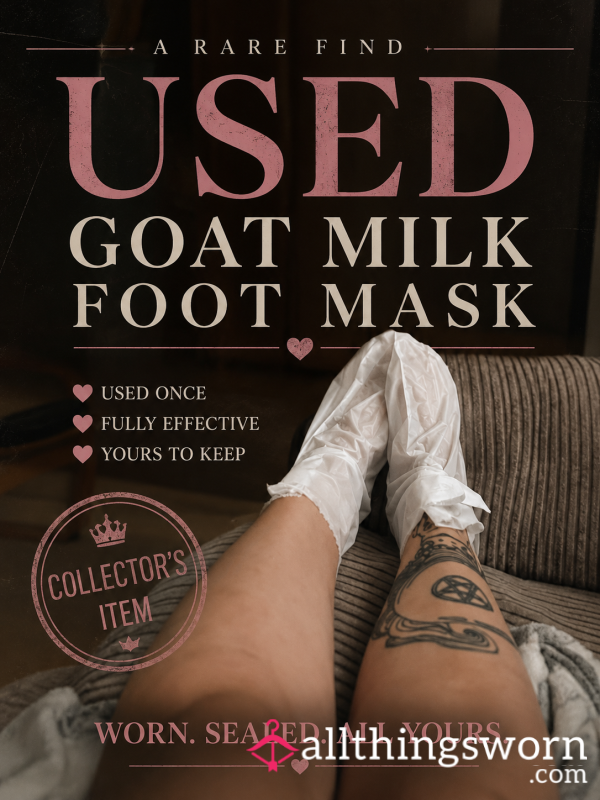 Lightly Used Goat Milk Foot Mask – Limited Edition