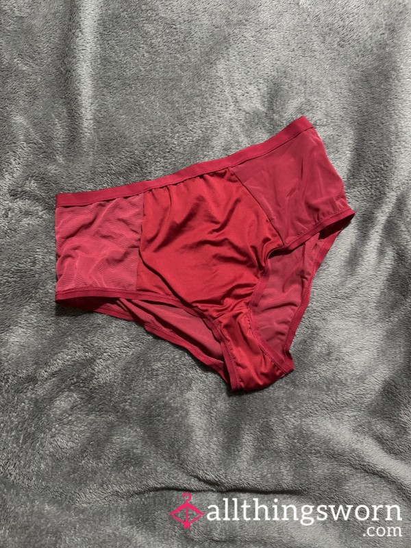 Lightly Worn Red Panties