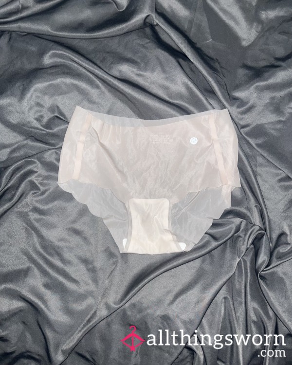 Lightweight Sheer Pink Full Brief