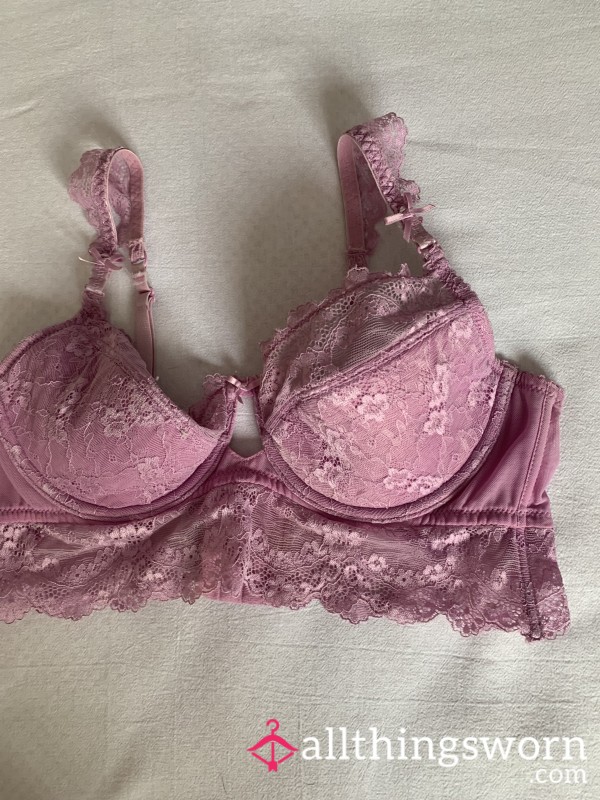 Lilac Bra In Lace