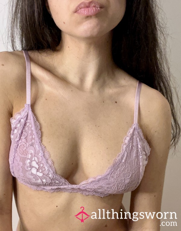 Lilac Lace Bralette