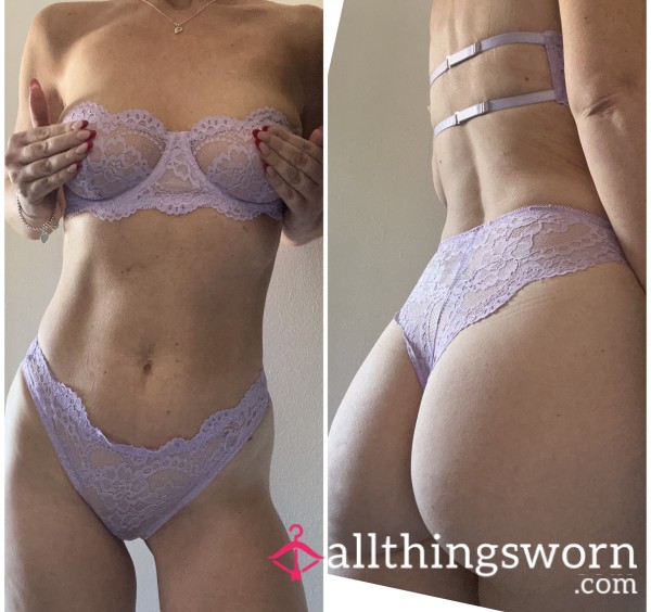 Lilac Lingerie Set