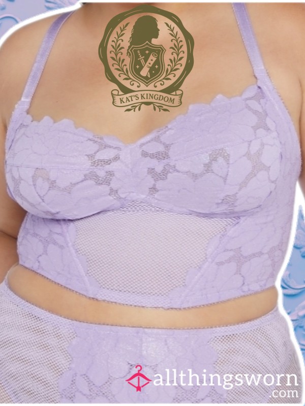💜 Lilac Lust | Savage X Fenty Flor*l Lace Bustier