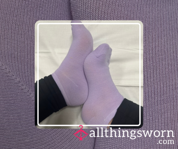 Lilac Lust ⋆ 24 Hour Worn Socks