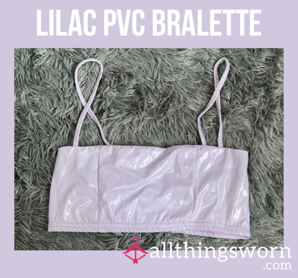 Lilac Pvc Bralette🦄