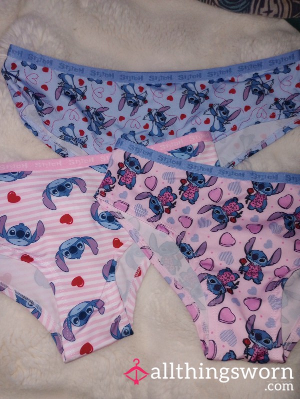 Lilo & Stitch VALENTINE Panties 25$ Shipping Included