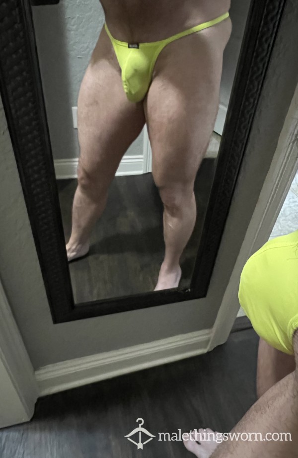 Lime G-String
